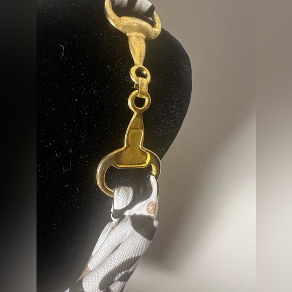 MILANO Women’s Medium Sleeveless Geometric Print Gold Metal Sleeve Strap Blouse - Picture 5 of 10